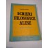 SCRIERI FILOSOFICE ALESE - EDMUND HUSSERL
